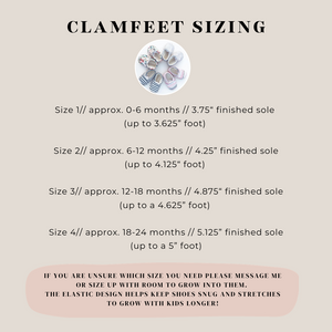 AUGUST Clamfeet